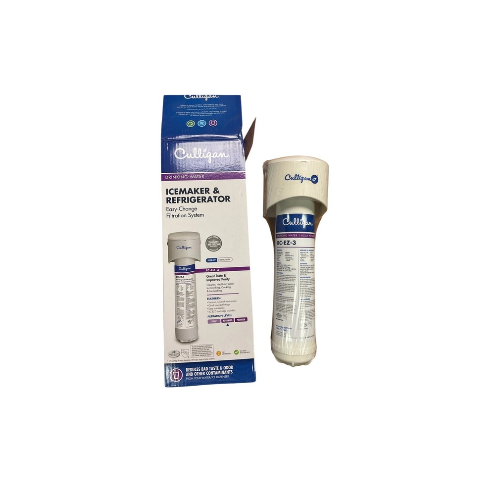 Culligan IC-EZ-3 Icemaker and Refrigerator Easy-Change Water Filtration System
